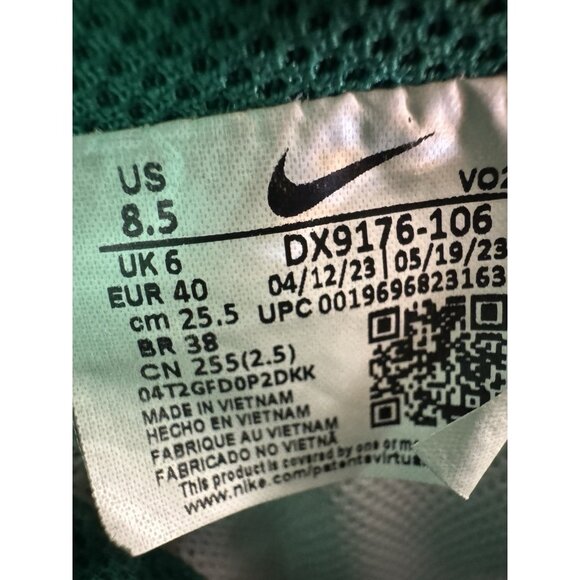 Nike Womens 8.5 Gamma Force Sneaker Athletic Retro Court Malachite DX9176-106 - Picture 9 of 10